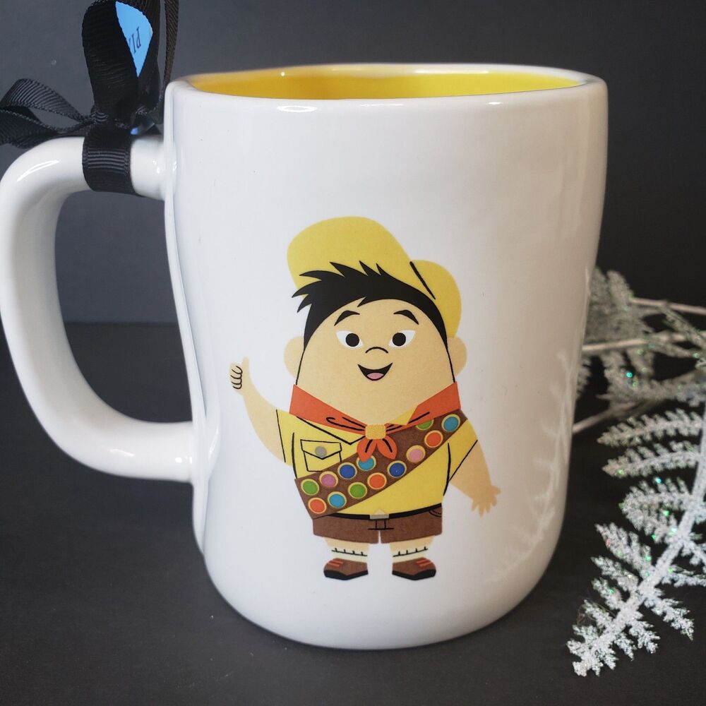 Cute Rae Dunn Pixar Collectible UP Russell Wilderness Explorer Mug Cup